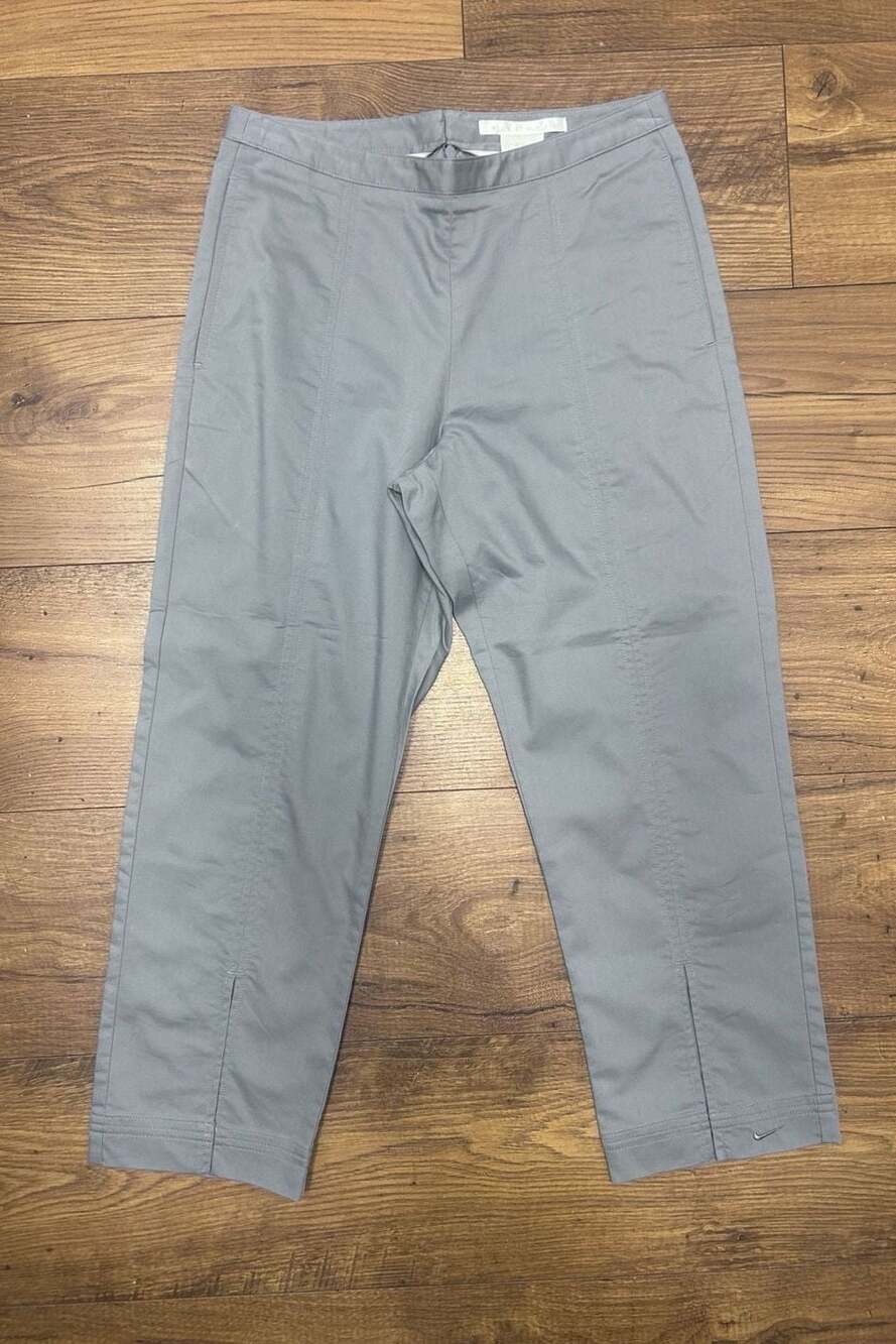 Nike Golf Women's Dri-Fit Blue Gray Cropped Pants Size 2